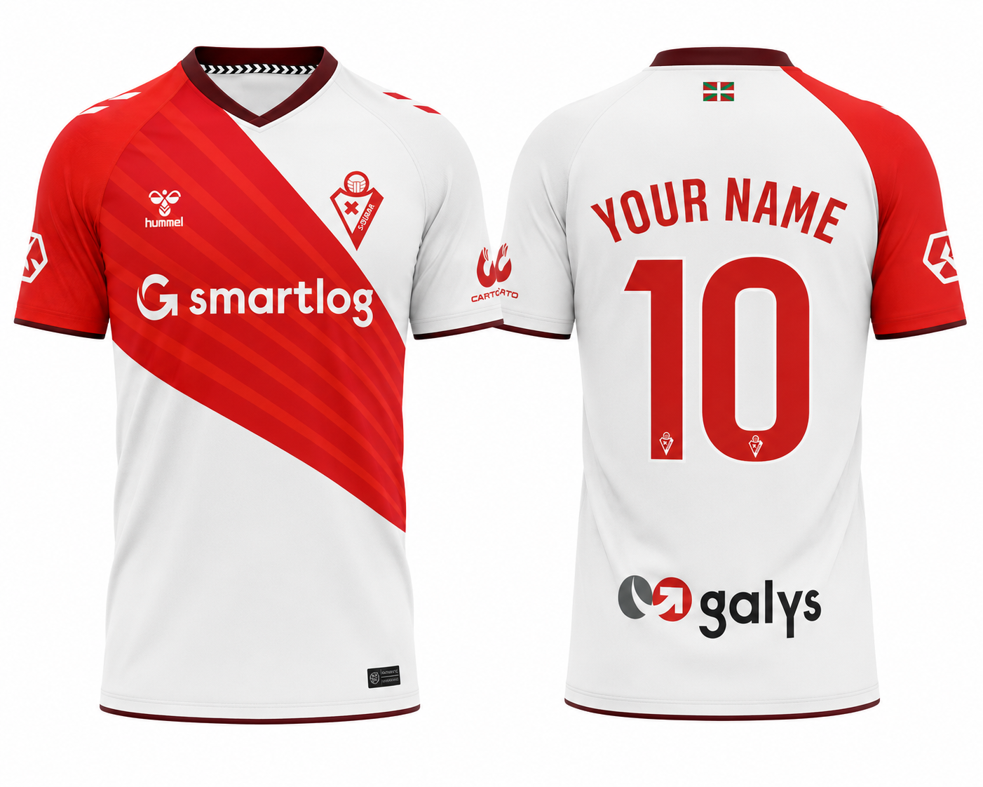 JerseyJunction  Eibar 26-27 Away Kit  print your name number