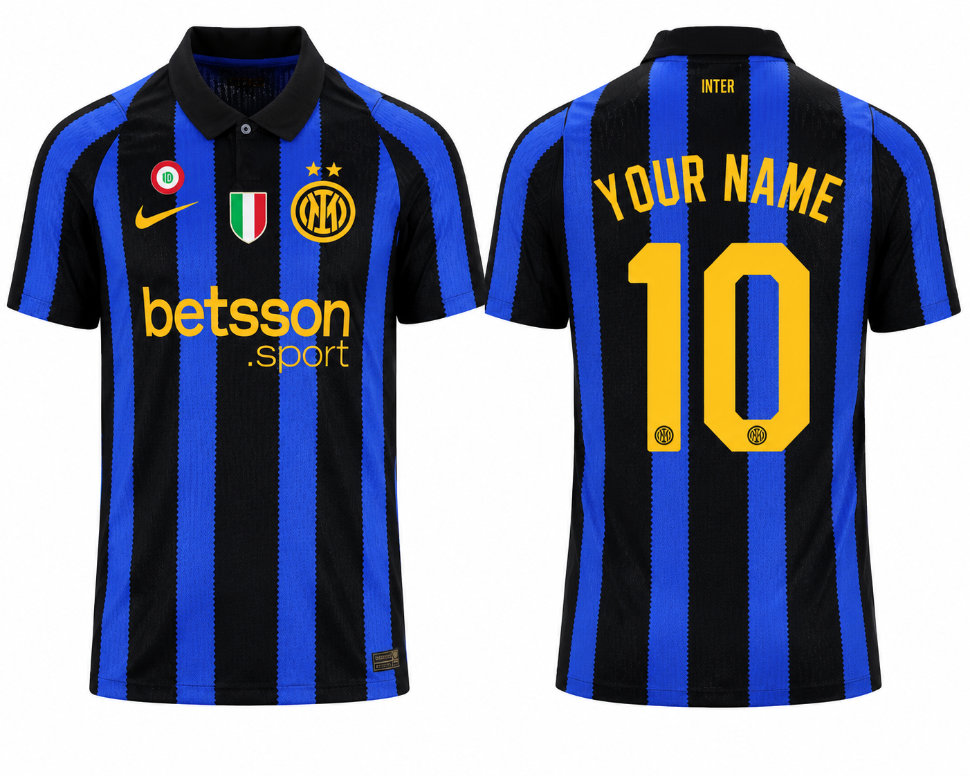 JerseyJunction Inter Milan 26-27 Home Kit print your name number