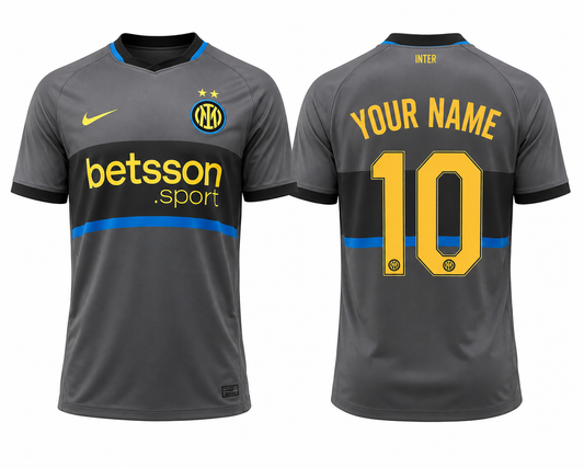 JerseyJunction Inter Milan 26-27 Third Kit  print your name number