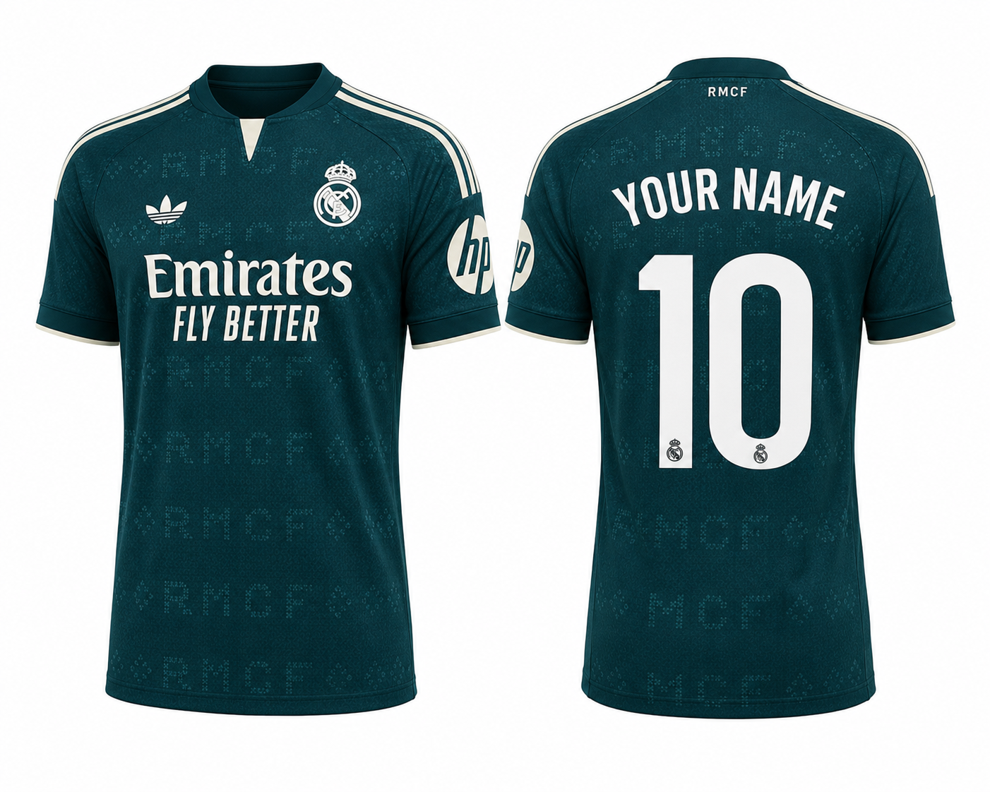JerseyJunction Real Madrid 26-27 Away Kit print your name number