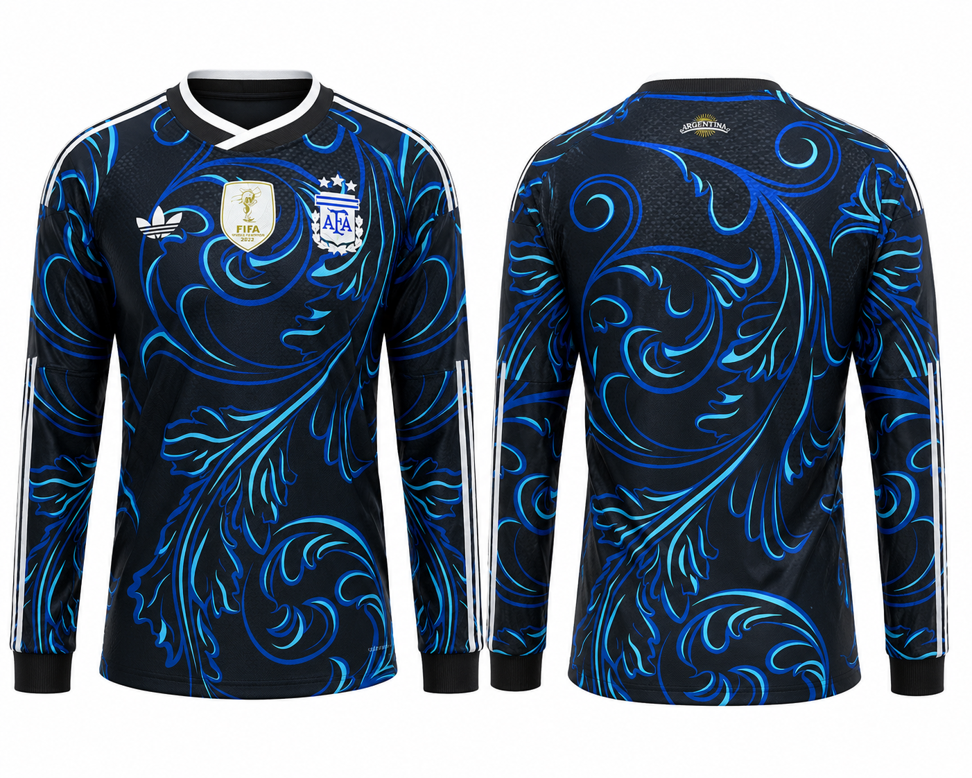 Argentina away Jersey 2026 Customisable Fullsleeves
