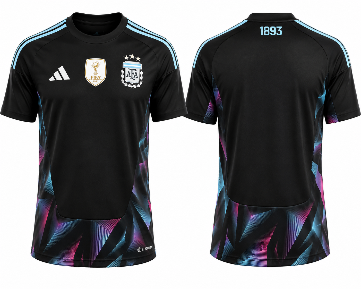 JerseyJunction Argentina Black Special Edition 2026 Jersey – Print Your Name & Number