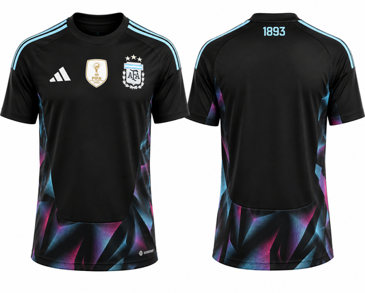 JerseyJunction Argentina Black Special Edition 2026 Jersey – Print Your Name & Number