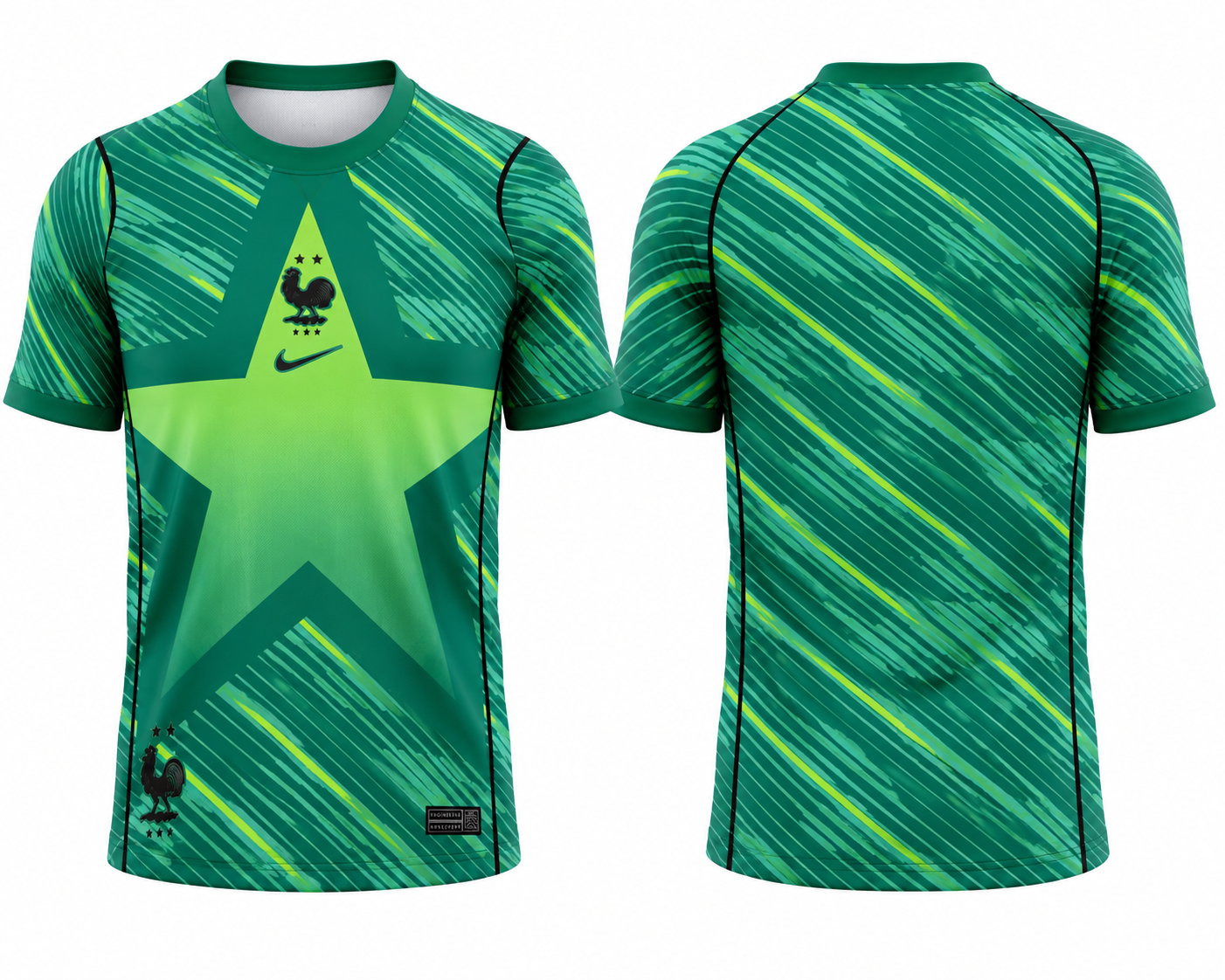 JerseyJunction France Green Special Edition Football Jersey 2026 – Custom Name & Number