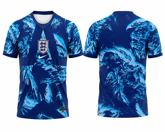 JerseyJunction England Blue Graphic Special Edition Jersey – Custom Name & Number