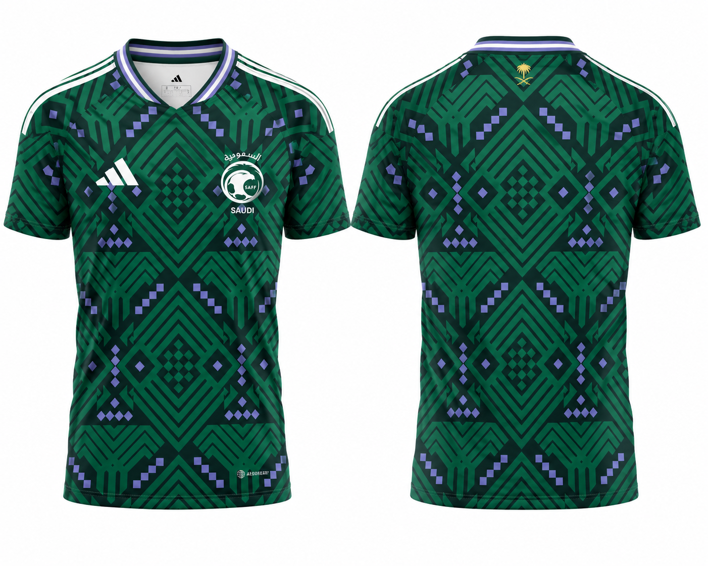 JerseyJunction Saudi Arabia Green Home Jersey 2026 – Custom Name & Number