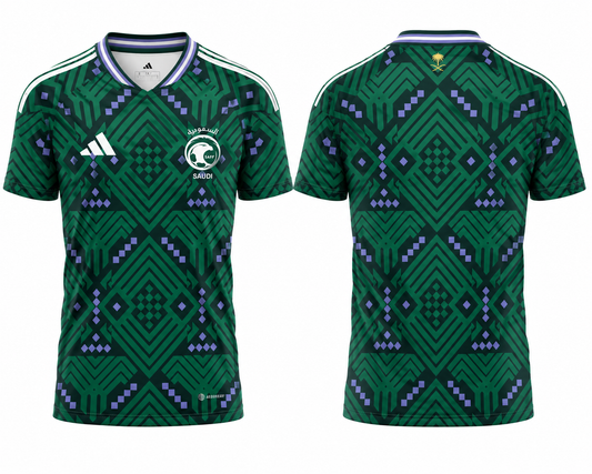 JerseyJunction Saudi Arabia Green Home Jersey 2026 – Custom Name & Number