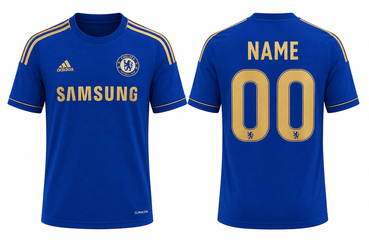 Jerseyjunction Chelsea 2014-15 Home Retro Football Jersey | Custom Name & Number Soccer Jersey