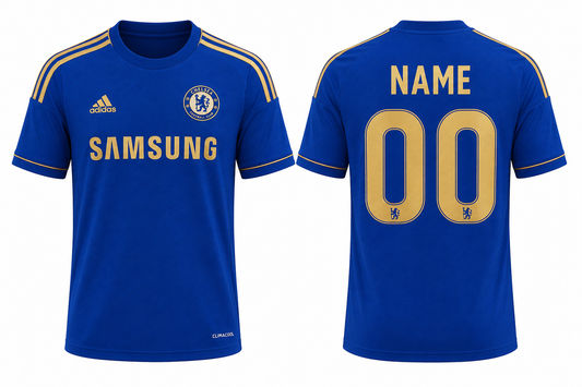 Jerseyjunction Chelsea 2014-15 Home Retro Football Jersey | Custom Name & Number Soccer Jersey