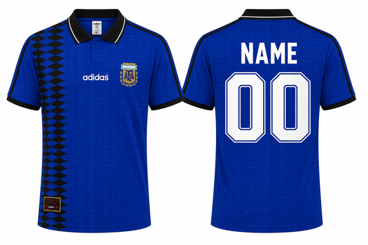 Jerseyjunction Argentina 1994 Away Dark Blue Retro Jersey | Custom Name & Number