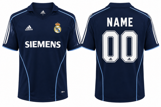 Jerseyjunction RL Madrid 2005-2006 Away Retro Jersey| Custom Name & Number