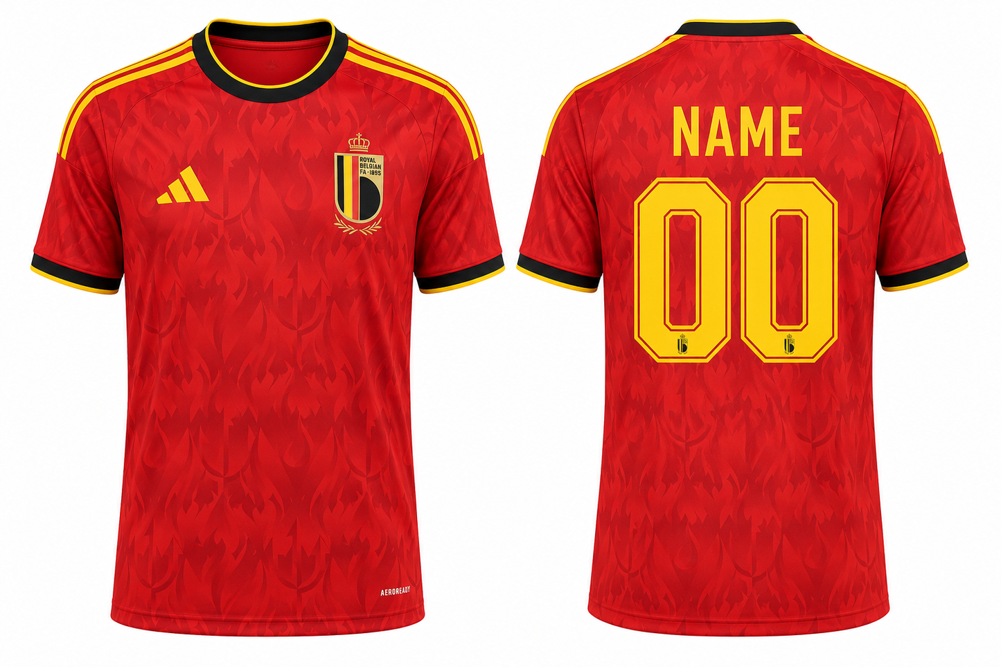 Jerseyjunction Belgium Home Jersey World Cup 2026| Custom Name & Number