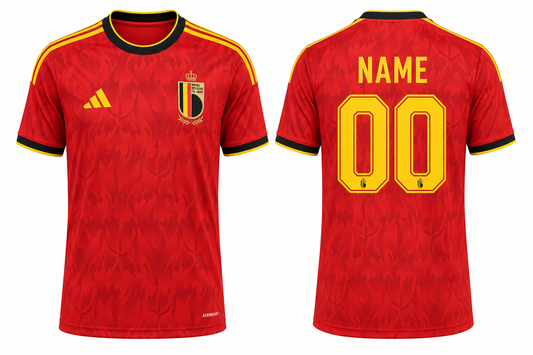 Jerseyjunction Belgium Home Jersey World Cup 2026| Custom Name & Number