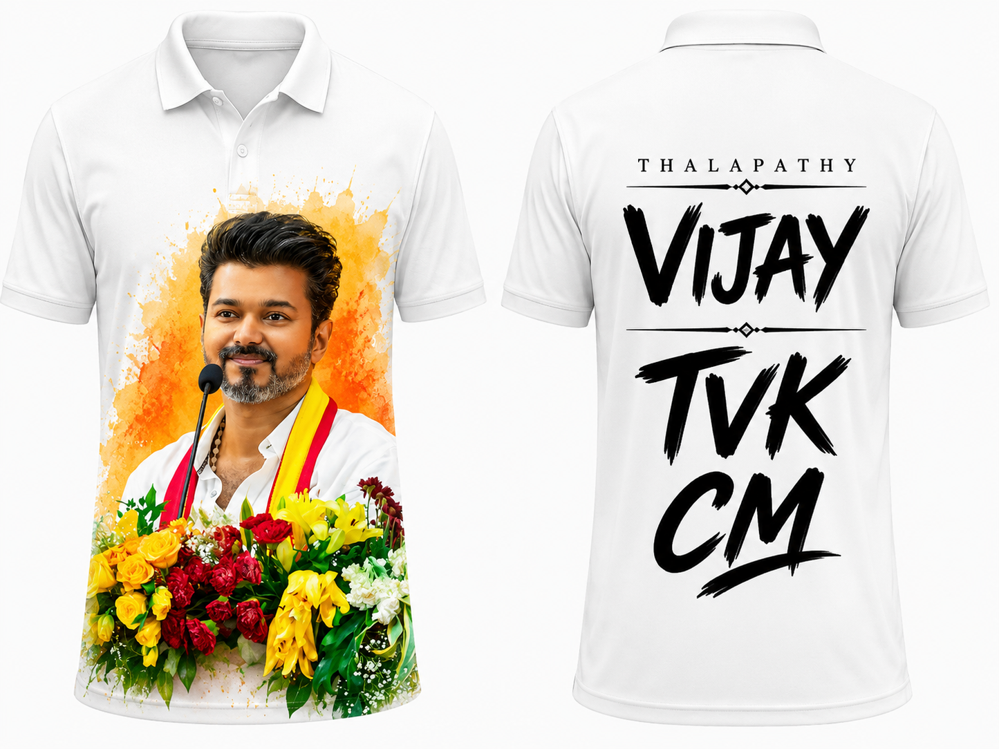 Thalapathy Inspired Polo Tee
