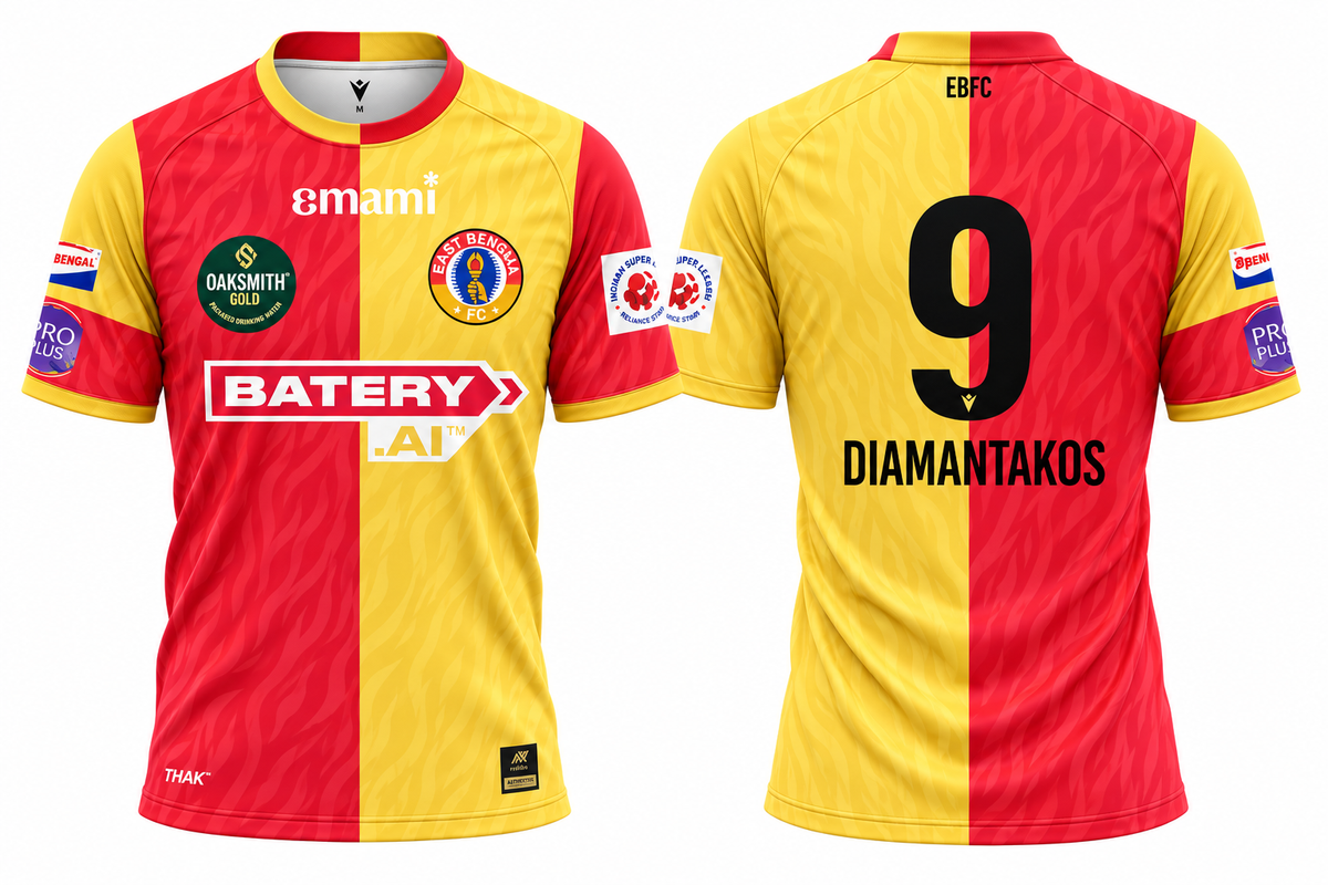 East Bengal FC 2023-24 Home Kit