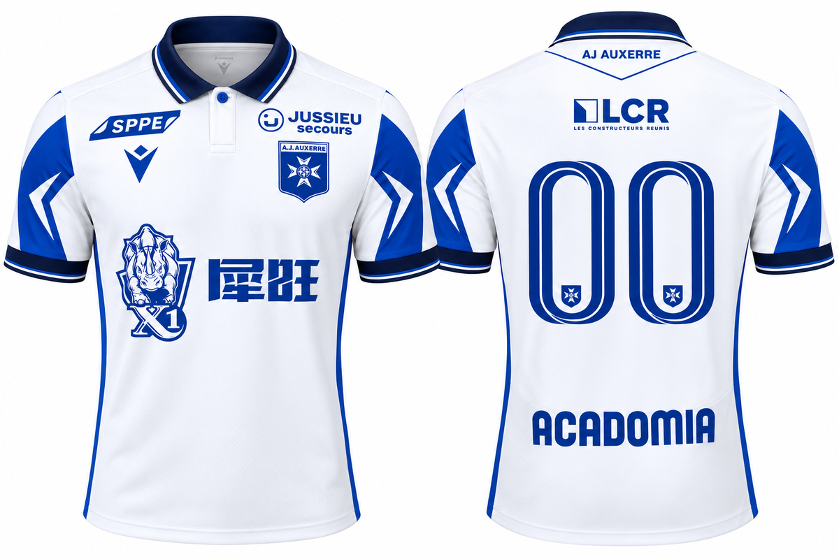 AJ Auxerre 2026-27 Home Kit