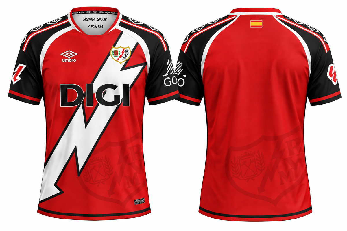 Rayo Vallecano 2026-27 Away Kit