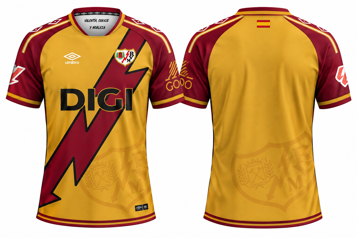 Rayo Vallecano 2026-27 Third Kit