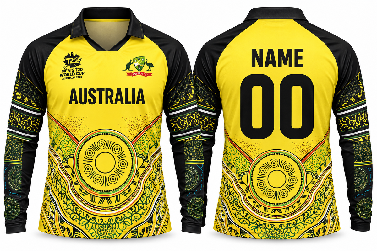 Jerseyjunction Australia cricket t20 world cup 2023 jersey - Print your name number