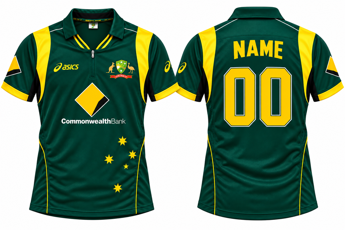 Jerseyjunction Australia cricket mens t20 world cup 2011 jersey - Print your name number