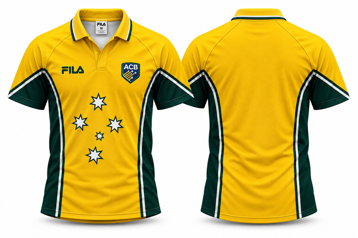 Jerseyjunction Australia cricket mens odi 2003 jersey - Print your name number