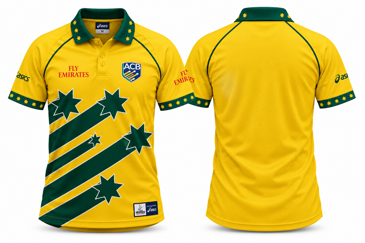 Jerseyjunction Australia cricket mens odi 1999 jersey - Print your name number