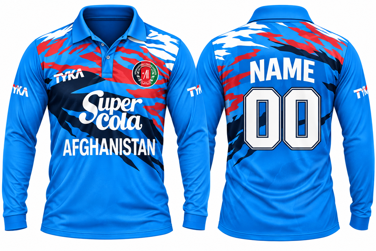Jerseyjunction Afganisthan odi 2023 jersey - Print your name number