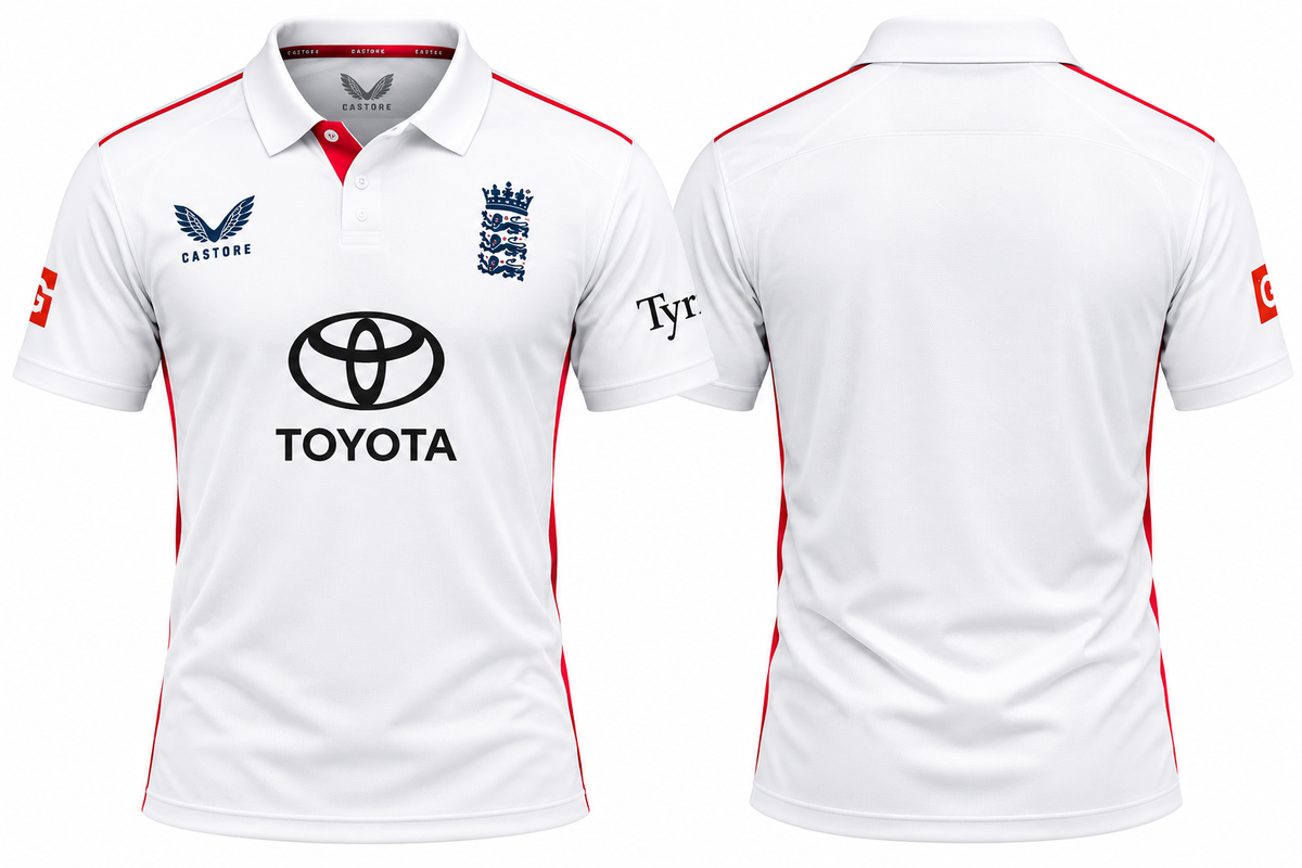 Jerseyjunction England test 2026/27 jersey - Print your name number