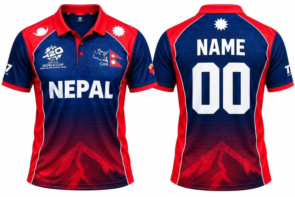JerseyJunction Nepal 2026 t20 worldcup - print your name number