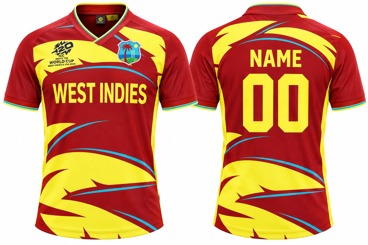 JerseyJunction west indies t20 worldcup 2026 - Print your name number