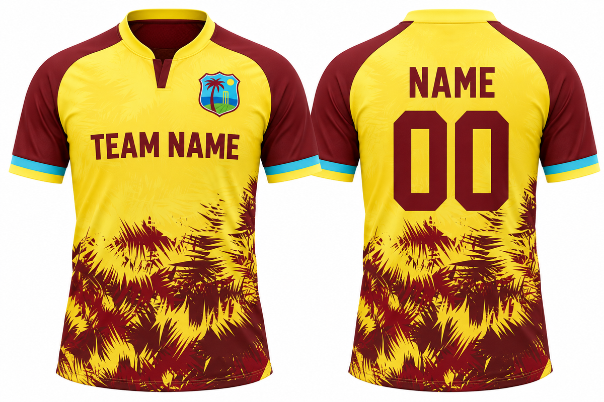 JerseyJunction west indies t20 2026 - Print your name number