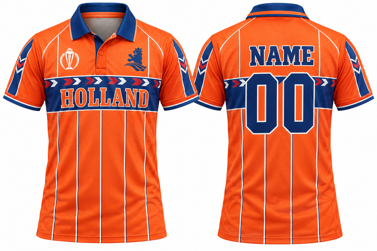 JerseyJunction Netherlands odi worldcup 1996- Print your name number