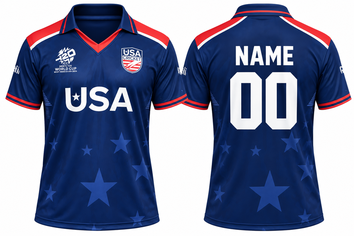 JerseyJunction USA 2024 half Jersey- Print your name number