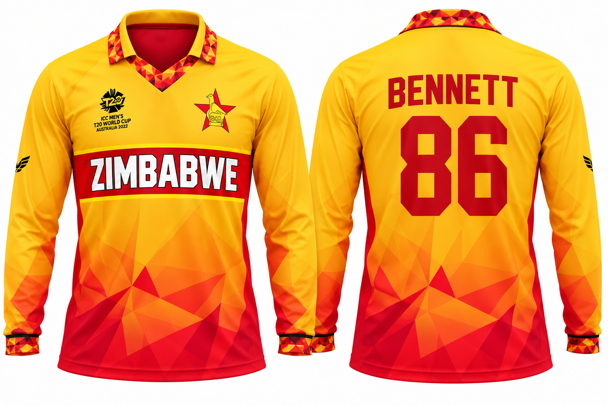 JerseyJunction Zimbabwe cricket latest half Jersey- Print your name number