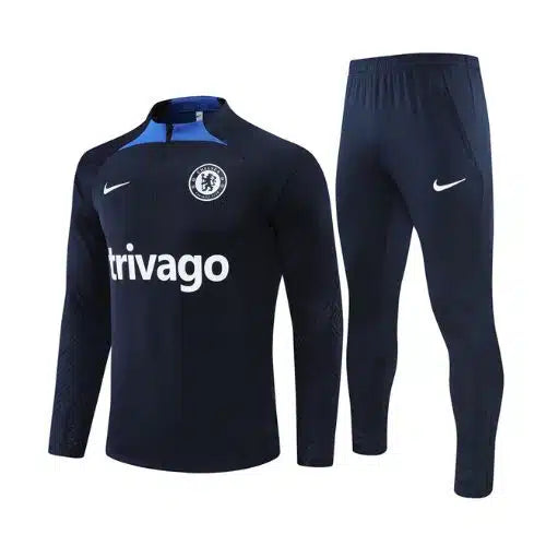 Chelsea Navy Blue Track Suit 22-23