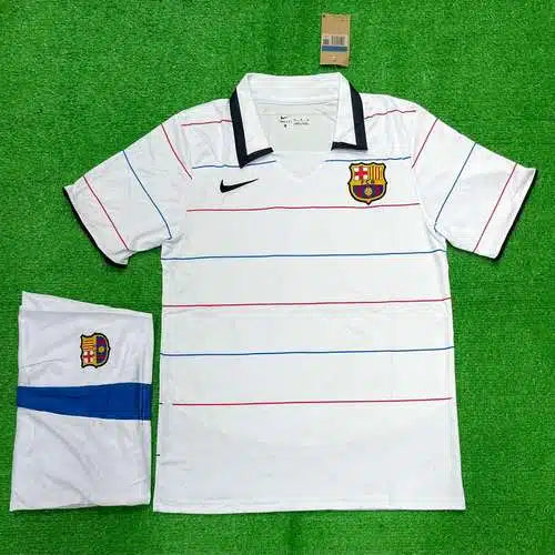 FC Barcelona Away 2003-04 Retro Jersey with Shorts