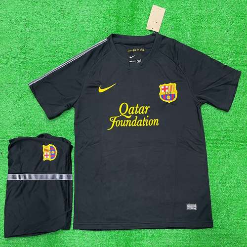 FC Barcelona Away 2011-12 Retro Jersey with Shorts