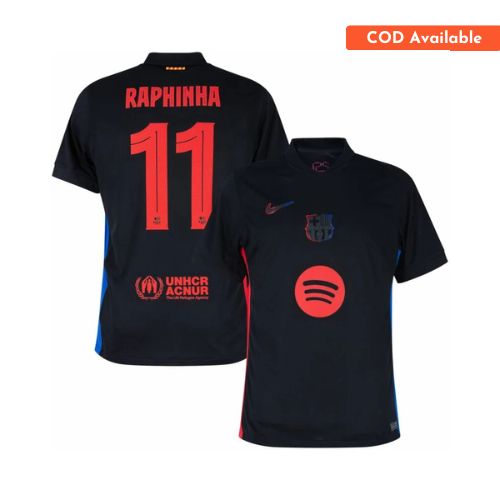 FC Barcelona Away Raphinha Jersey 2024-25