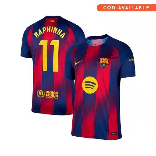 FC Barcelona Home Raphinha 2025-26 Jersey