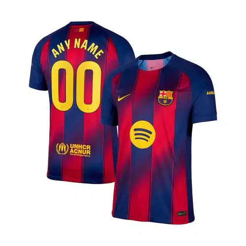 JerseyJunction FC Barcelona Home Kit 2025-26 Customizable