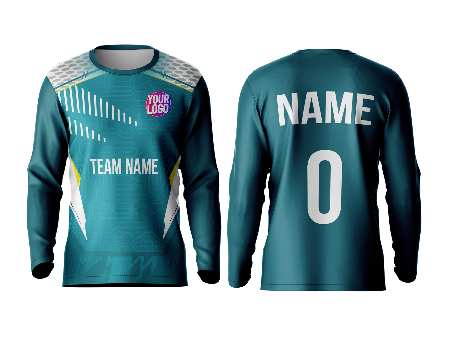 Custom Printed Full Sleeve Sports Jersey
