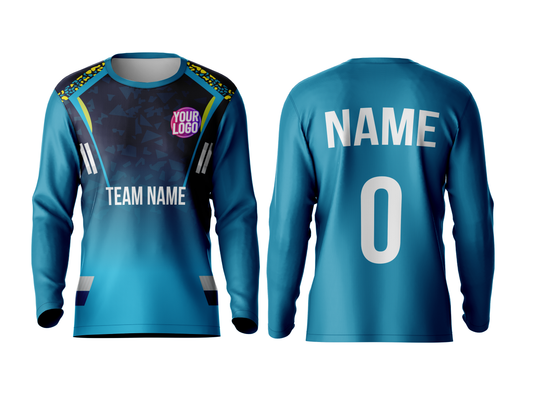 Breathable Round Neck Sports Jersey Full Sleeve