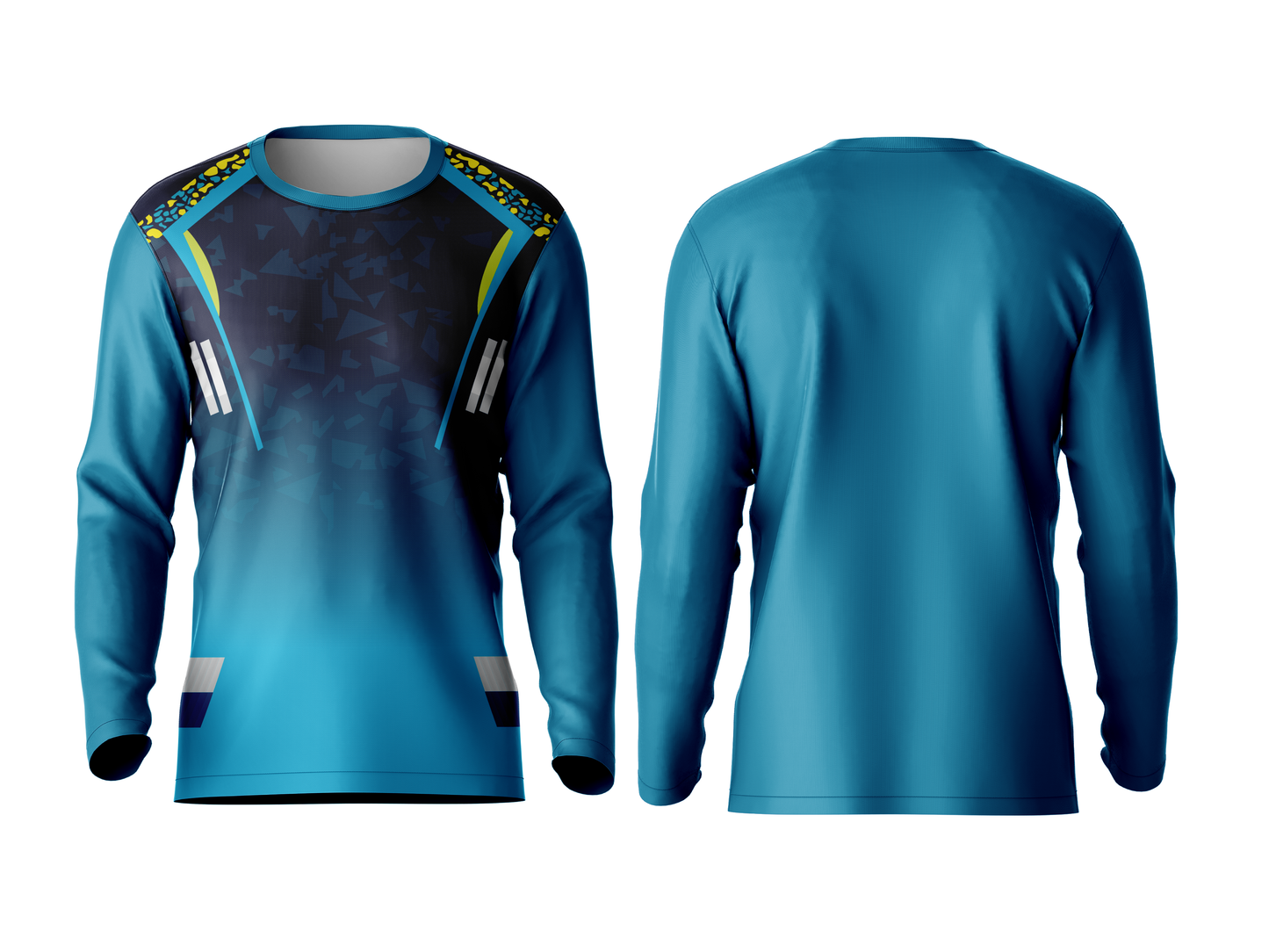 Breathable Round Neck Sports Jersey Full Sleeve