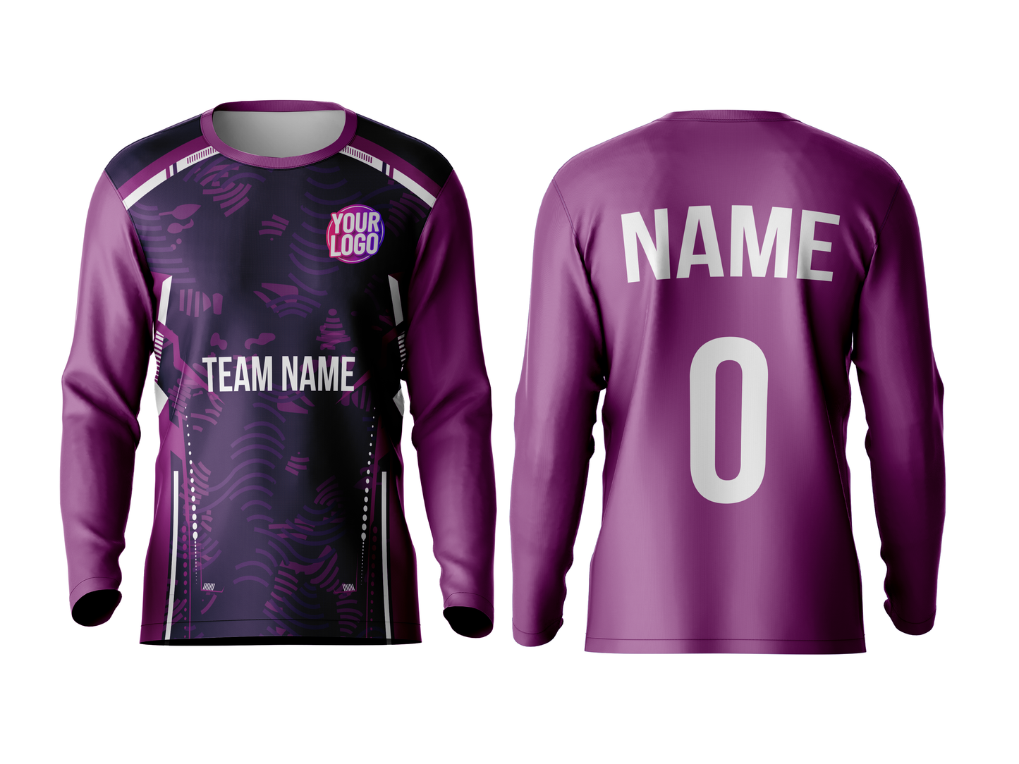 Custom Name & Number Full Sleeve Jersey