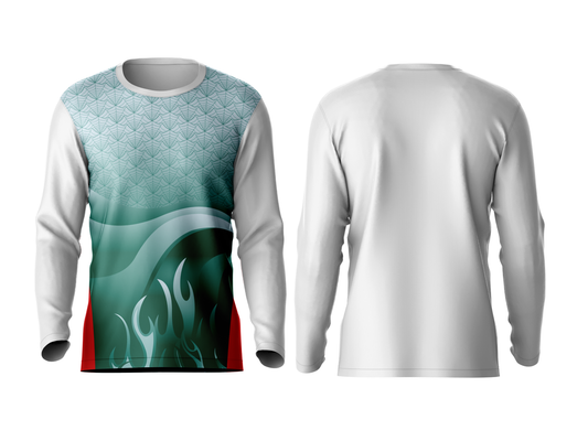 Custom Pattern Full Sleeve Sports Jersey