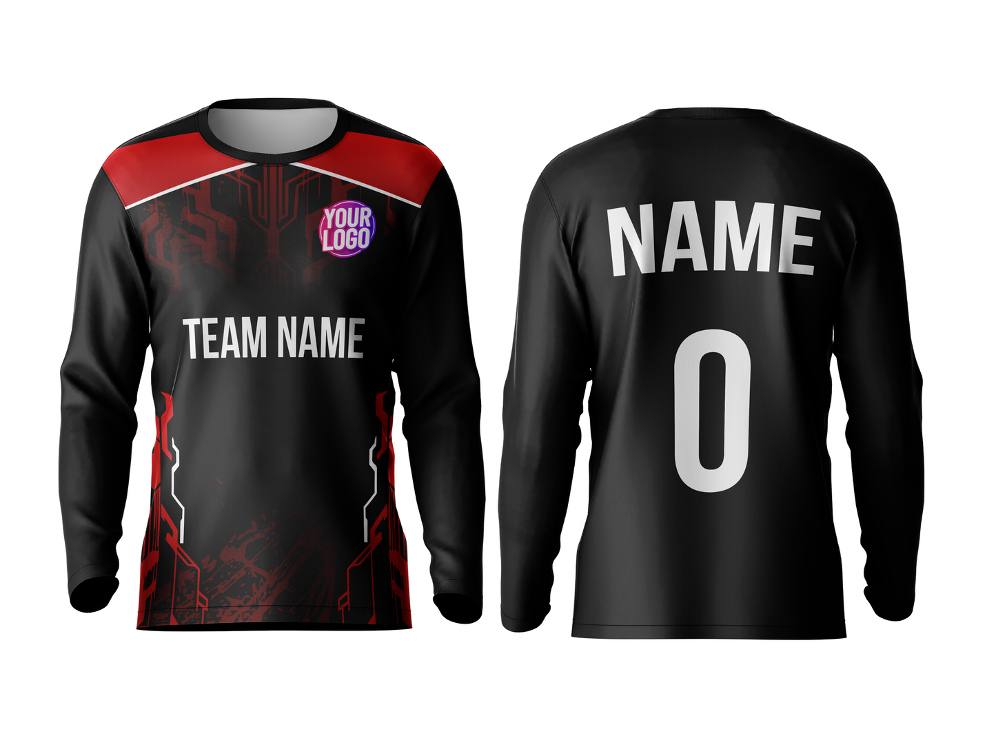 Quick Dry Full Sleeve Sports Jersey