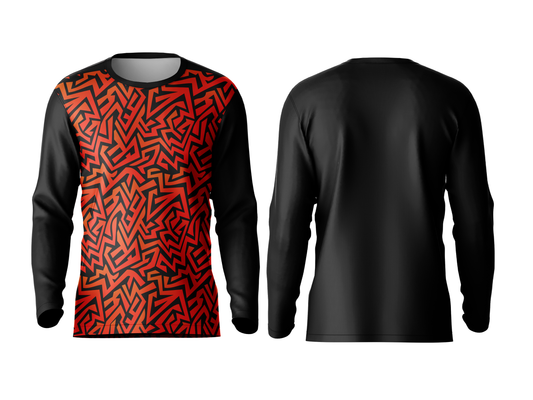 Soft Fabric Customized Full Sleeve Jersey