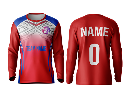 Street Style Round Neck Full Sleeve Jersey