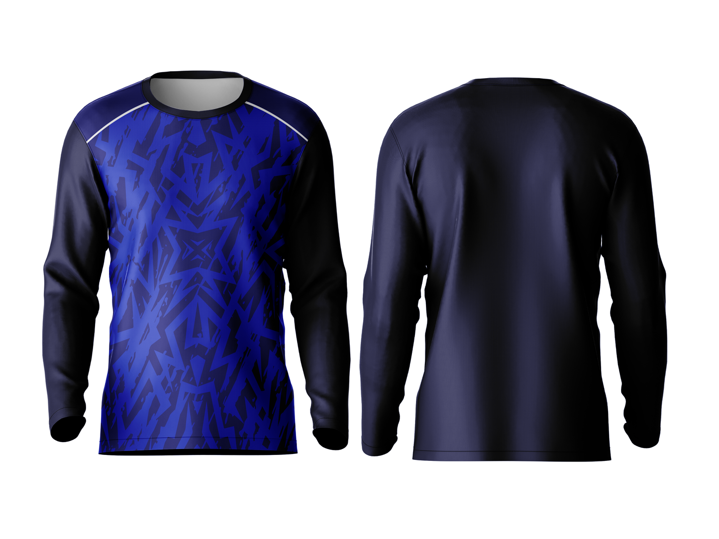 Bold Print Round Neck Full Sleeve Jersey