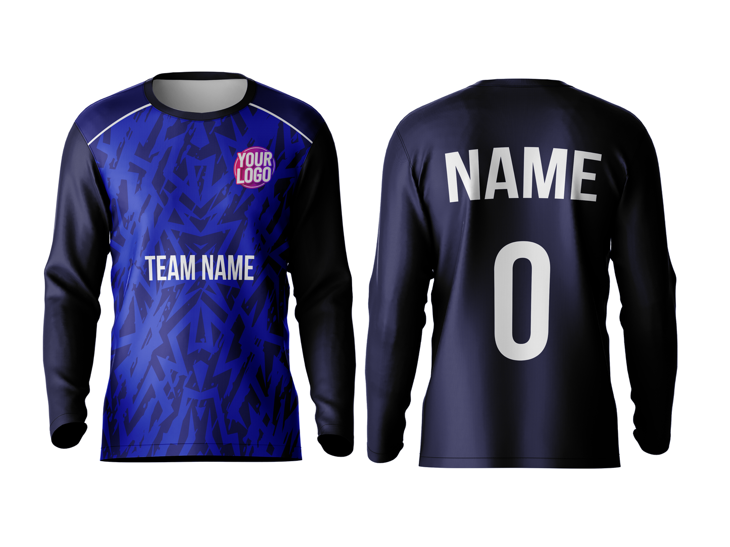 Bold Print Round Neck Full Sleeve Jersey